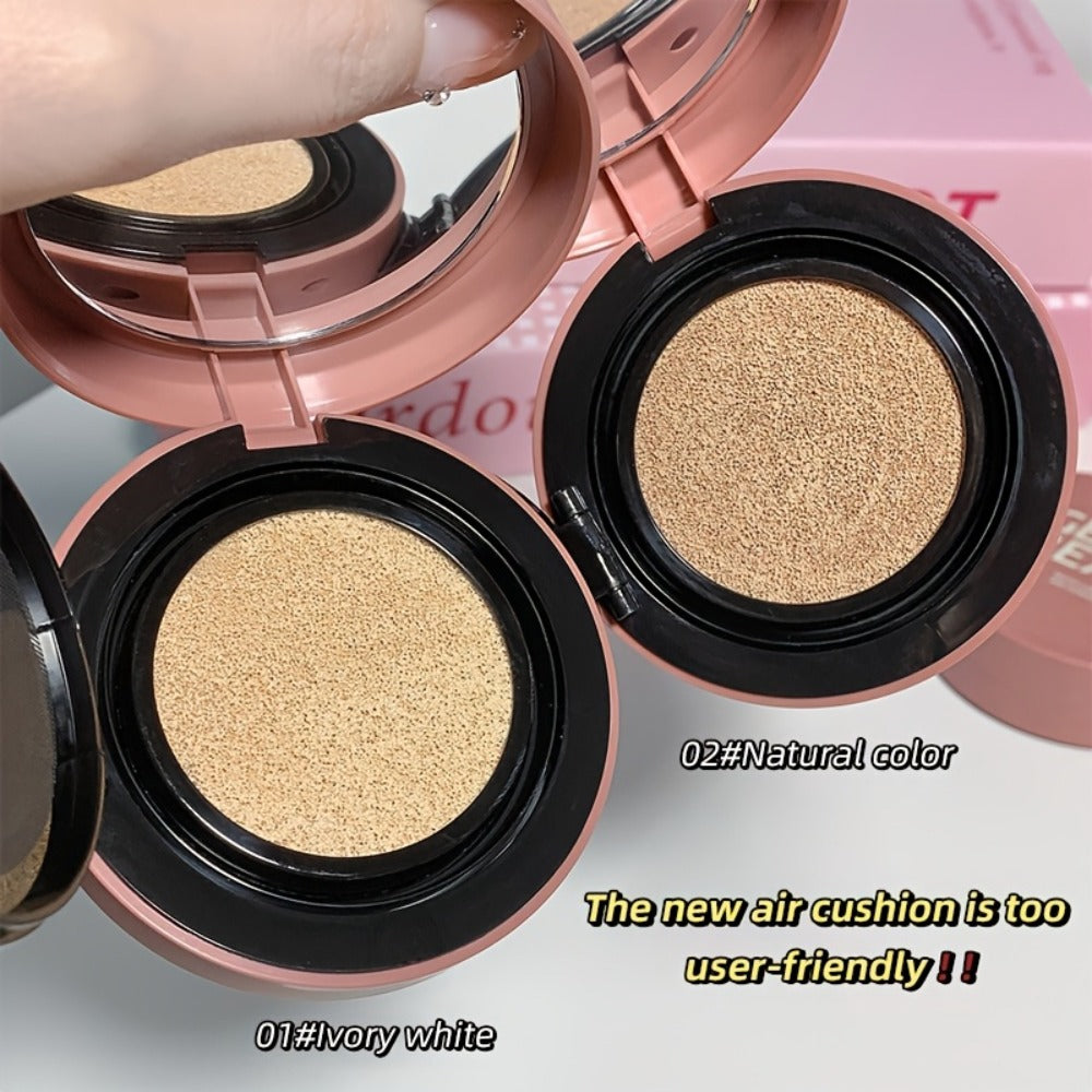 Oil Control Cushion BB Foundation with Replacement Core – Waterproof Sweatproof Invisible Pore Coverage, Moisturizing Lightweight Buildable Natural Finish for All Skin Types, Ivory - product image 7