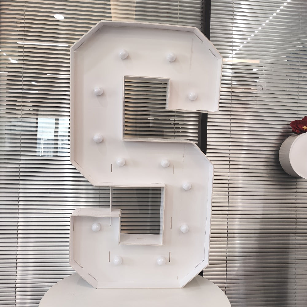 LED Letter Lights 4FT Tall Marquee Letter Lights A-Z Alphabet Light Up Letters with Cool White LED for Wedding, Birthday, Party, Proposal & Graduation Decor - product image 26