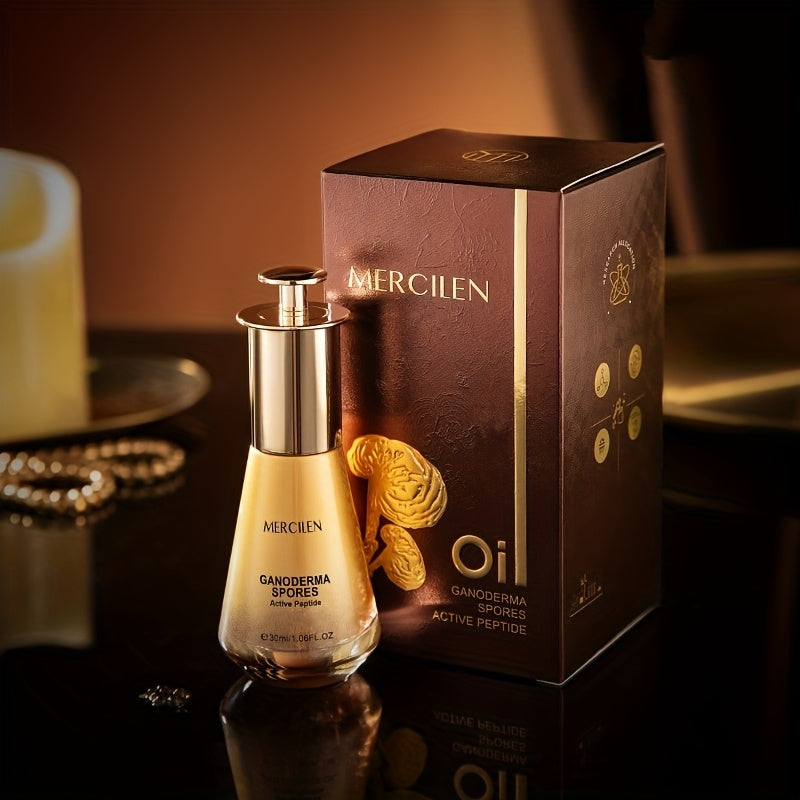 Collagen Peptide Face Oil with Ganoderma Spores & Mushroom Extract — Anti-Aging Firming Brightening Serum Oil for Radiant Youthful Skin All Skin Types - product image 8