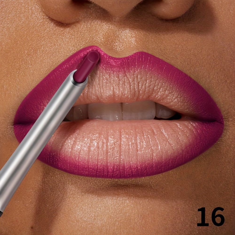 Precise Lip Liner Pencil 11 Shades Matte Waterproof Non-Fading Smooth Glide Long-Lasting All Day Wear Lip Outliner for Fuller Lips All Skin Tones Women Makeup Gift - product image 19