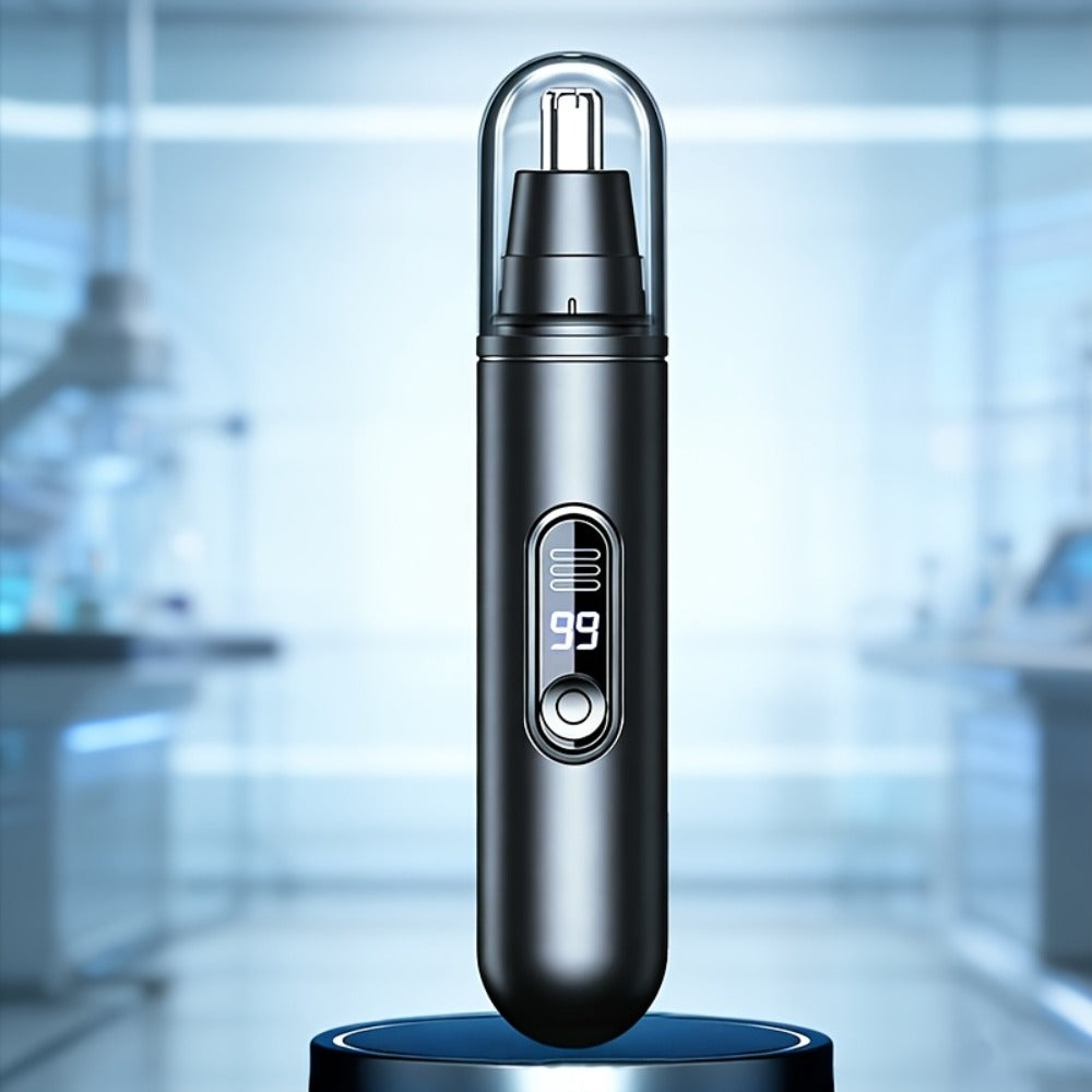 Electric Nose Trimmer with LED Display – USB Rechargeable Painless Facial Hair Removal Device for Men & Women, Nose Ear & Eyebrow Trimmer, Upgraded Grooming Tool, Ideal Gift - product image 5