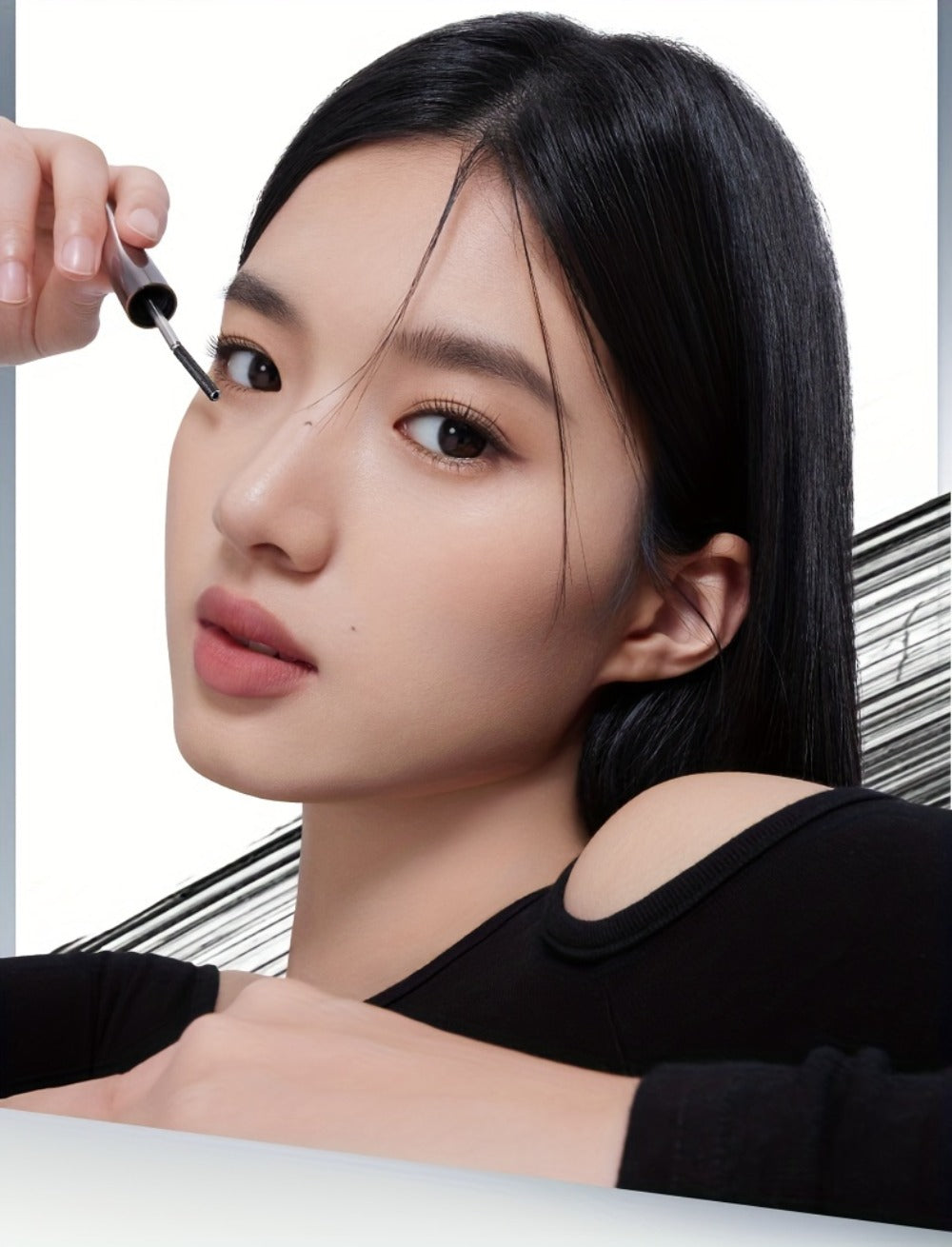 3D Curling Mascara Waterproof Volumizing Lengthening Smudge-Proof Nourishing Eyelash Wand Long-Lasting Black Brown Korean Makeup Style for All Eye Types Women - product image 16