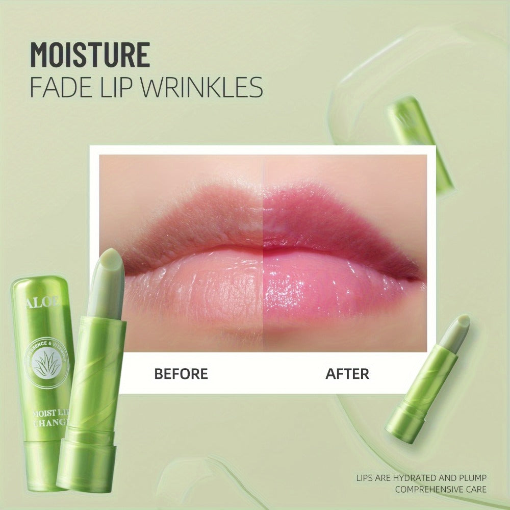 Aloe Vera Lip Balm Set 12 Pack Natural Moisturizing Hydrating Waterproof Anti-Chap pH Color Changing Tinted Lip Care for Dry Cracked Chapped Lips Women Girls - product image 2
