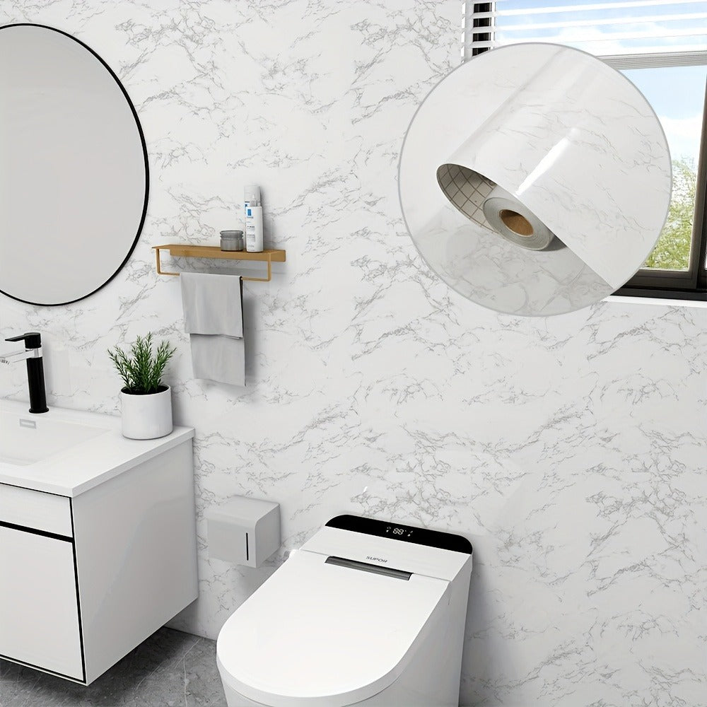 Marble Peel and Stick Wallpaper Roll - Waterproof Oil-Proof Self-Adhesive Wall Contact Paper for Kitchen Backsplash Bathroom Countertop - product image 12