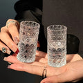 Shot Glass Set Diamond Engraved – Whiskey Vodka Tequila Glasses for Parties Weddings Home Bar Entertaining Reusable Barware Gift - product image 15