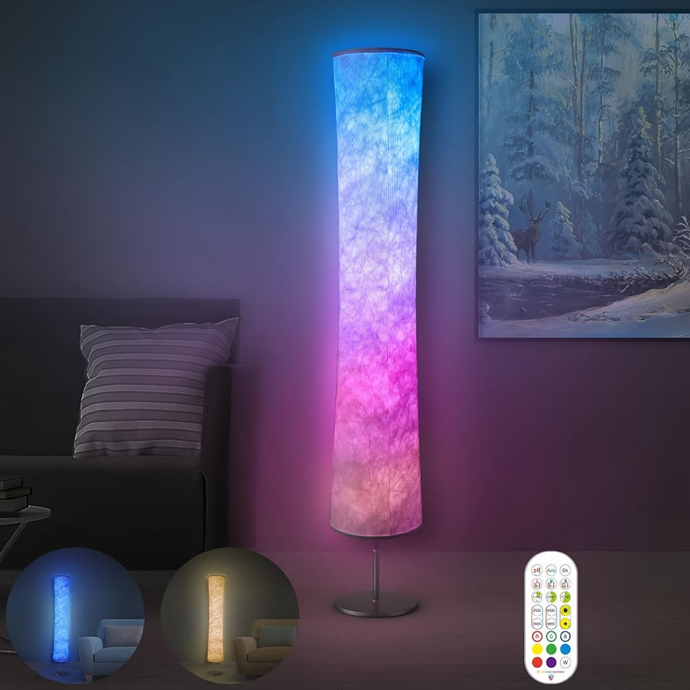 RGB Color Changing Floor Lamp 60 Inch – Fabric Shade Standing Lamp with 16 Million Colors, App & Remote Control, Music Sync, Adjustable Brightness for Living Room Bedroom Party Dec - product image 9