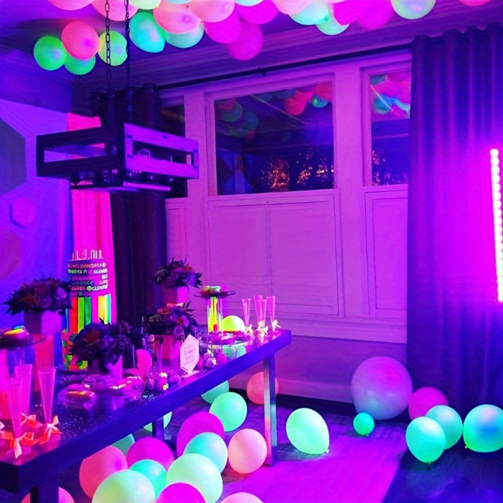 UV Black Light Strip USB LED – 32cm / 12.6ft Portable Magnetic Black Light Tube for Halloween Party, Fluorescent Tapestry, Body Paint, Posters, Christmas & Cabinet Lighting (3-Pack - product image 10