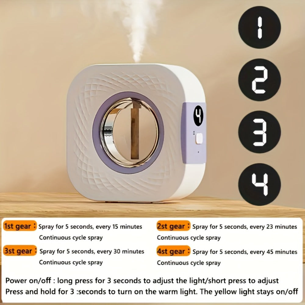 Aromatherapy Diffuser Spray Set with Essential Oils & Automatic Timer | Air Humidifier & Room Freshener for Bedroom, Bathroom, Car & Pet Room, Long-Lasting Fragrance & Odor Elimina - product image 7