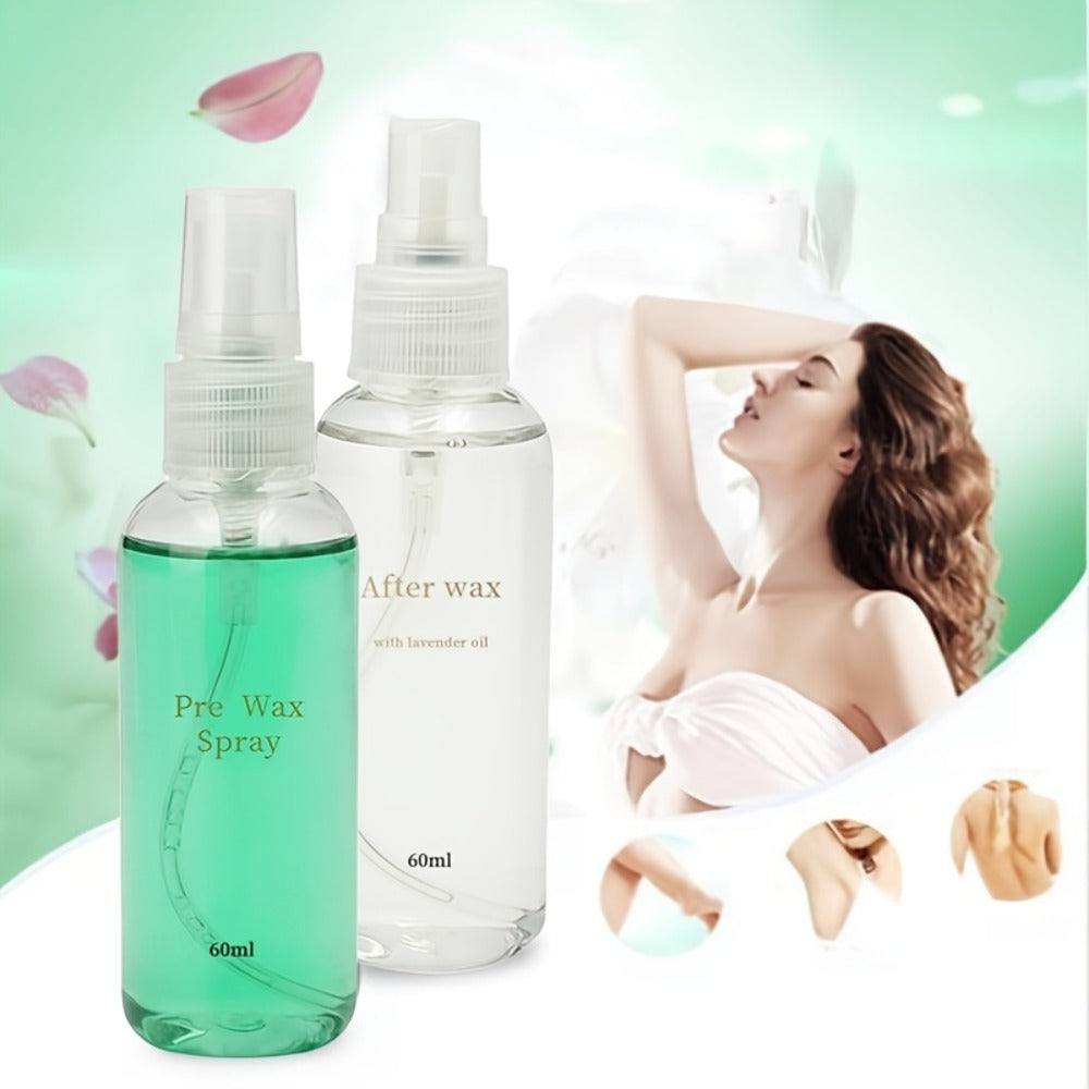 Pre & Post Wax Oil Spray for Hair Removal — Moisturizing Waxing Treatment for Legs Underarms Face & Bikini Line, Soothing Aftercare Formula Removes Residue & Calms Skin for Women & - product image 7