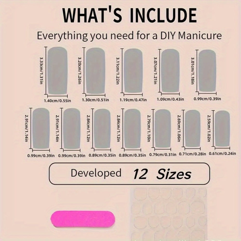 Holographic Nails 120 Pieces 5 Packs Medium Almond Press On Nails Gradient Iridescent – Mixed Color Orange Tones Full Cover Fake Nails Kit with Jelly Glue & Nail File for Women Gir - product image 5