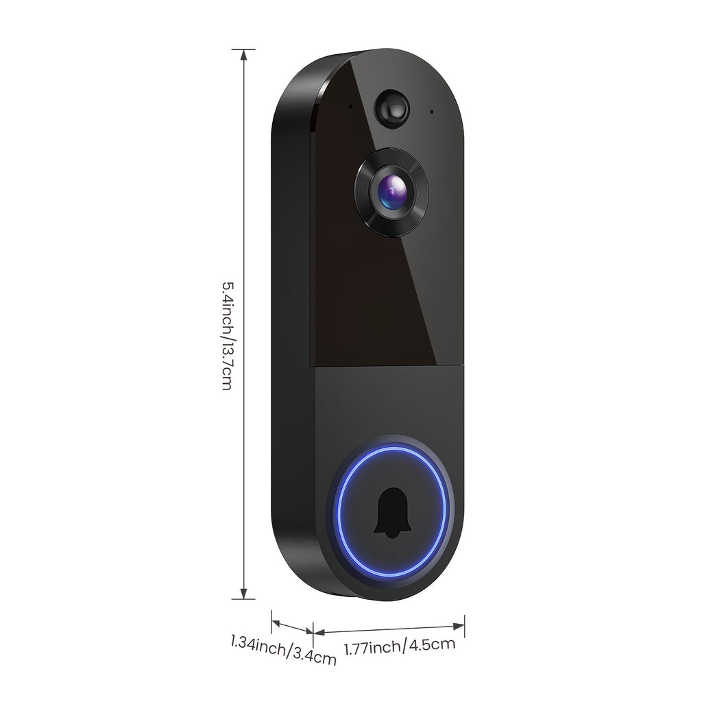 2K Wireless Camera, Multi-combination Smart Doorbell, 166° Wide-angle Video Surveillance, Two-way Voice Intercom, Cloud Storage, Support For Rechargeable - product image 3