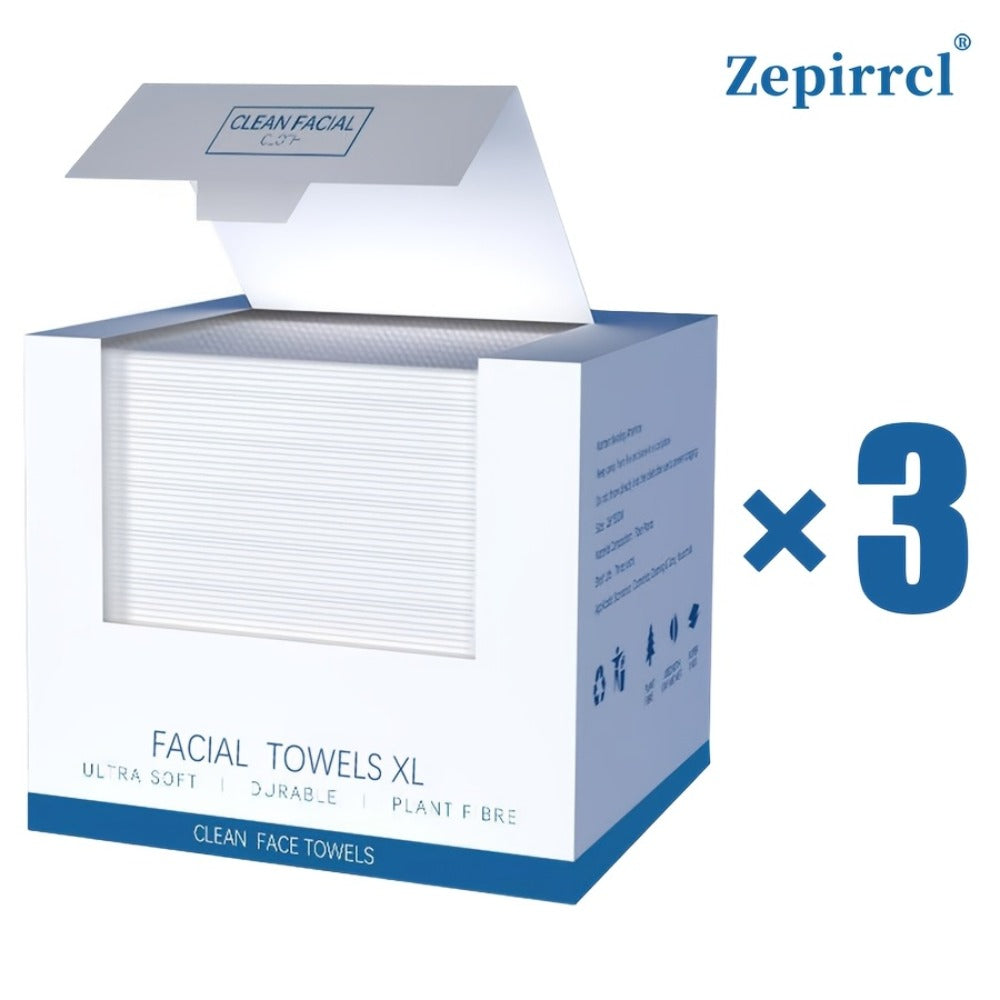 Extra Large Disposable Facial Cleansing Tissues 26×30cm – Thickened Ultra-Soft Cotton Wipes for Face Washing & Makeup Removal, Gentle for All Skin Types, 40/120/240 Pcs - product image 5