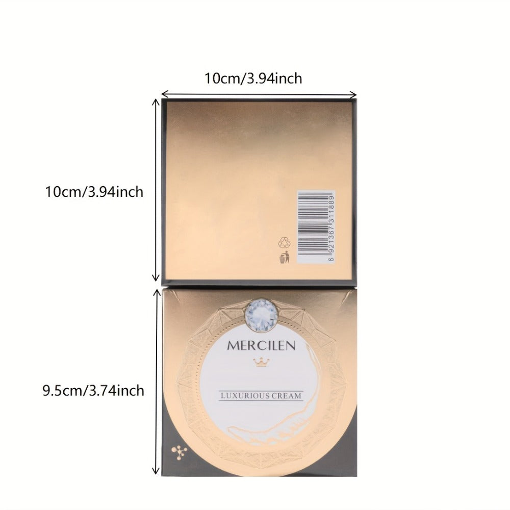 Cordyceps Niacinamide Face Cream Alcohol-Free Moisturizing & Firming — Brightens Skin Tone, Minimizes Pores, Daily Cream for Dry & Sensitive Skin, Luxury Golden Jar, All Skin Types - product image 4
