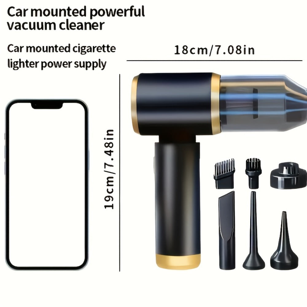 Cordless Handheld Vacuum Cleaner 18000PA Strong Suction - 2-in-1 Air Duster & Vacuum, 120W High Power, Multi-Nozzle Portable Car Vacuum for Car Interior, Home, Pet Hair, Office Des - product image 2