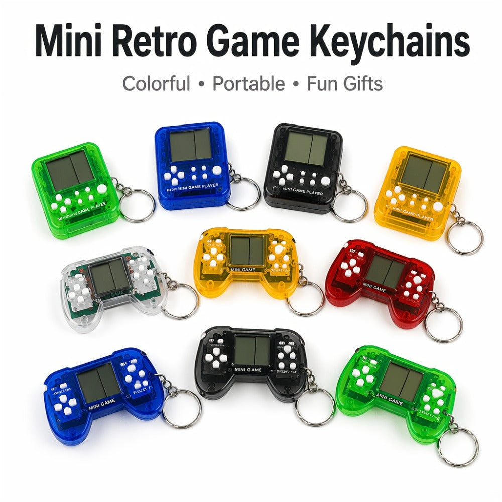 Random Color Video Game Backpack Charms for Boys Birthday Party Favors, Gaming Party Prizes, Classroom Rewards & Gamer Goodie Bag Stuffers – Mini Game - product image 7