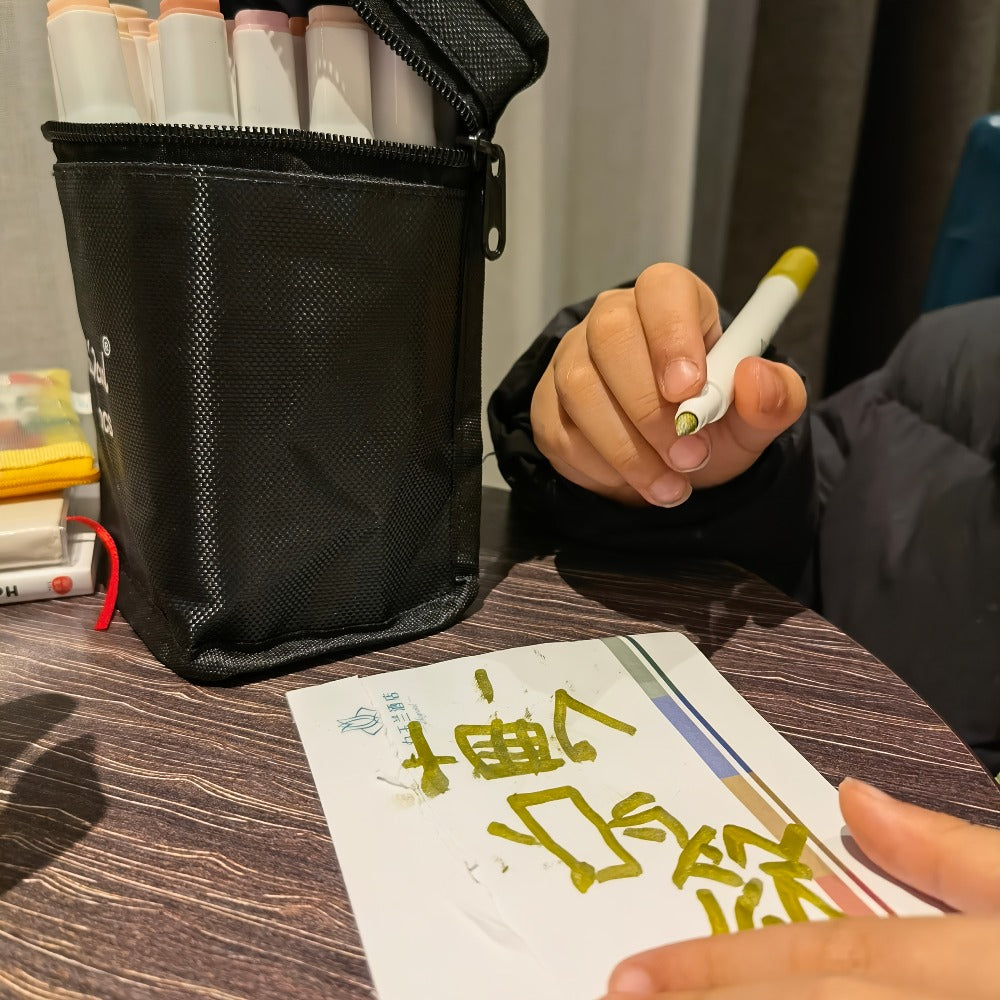 Flesh Color Alcohol Markers 30 Colors Dual Tip Brush and Broad Alcohol Based Art Markers for Portrait Skin Tone Drawing Sketch Illustration Comics Anime Coloring Artists for At-Home Beauty Routine