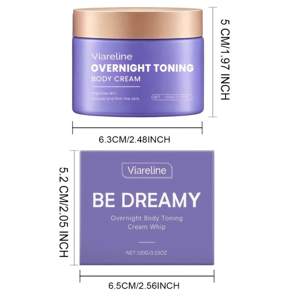 Body Firming Cream Night — Lifting & Tightening with Plant Extracts | 24H Hydration Moisturizer for Abdomen Thighs Buttocks | Sensitive Skin Safe Unisex Body Lotion | 3.53oz Anti-C - product image 4
