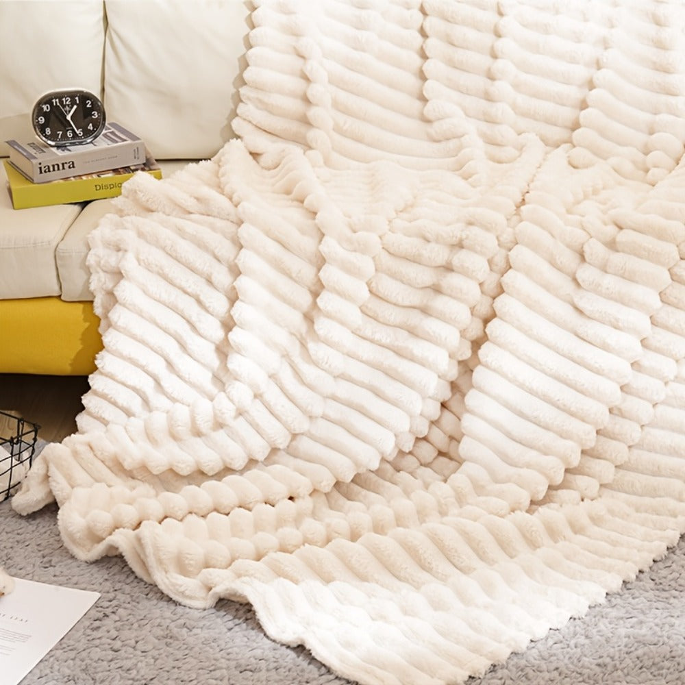 500gsm Heavy Plush Blanket – Ultra Thick Soft Warm Fluffy Blanket for Bed, Sofa & Travel, Baby to Double Size, 5 Colors - product image 12