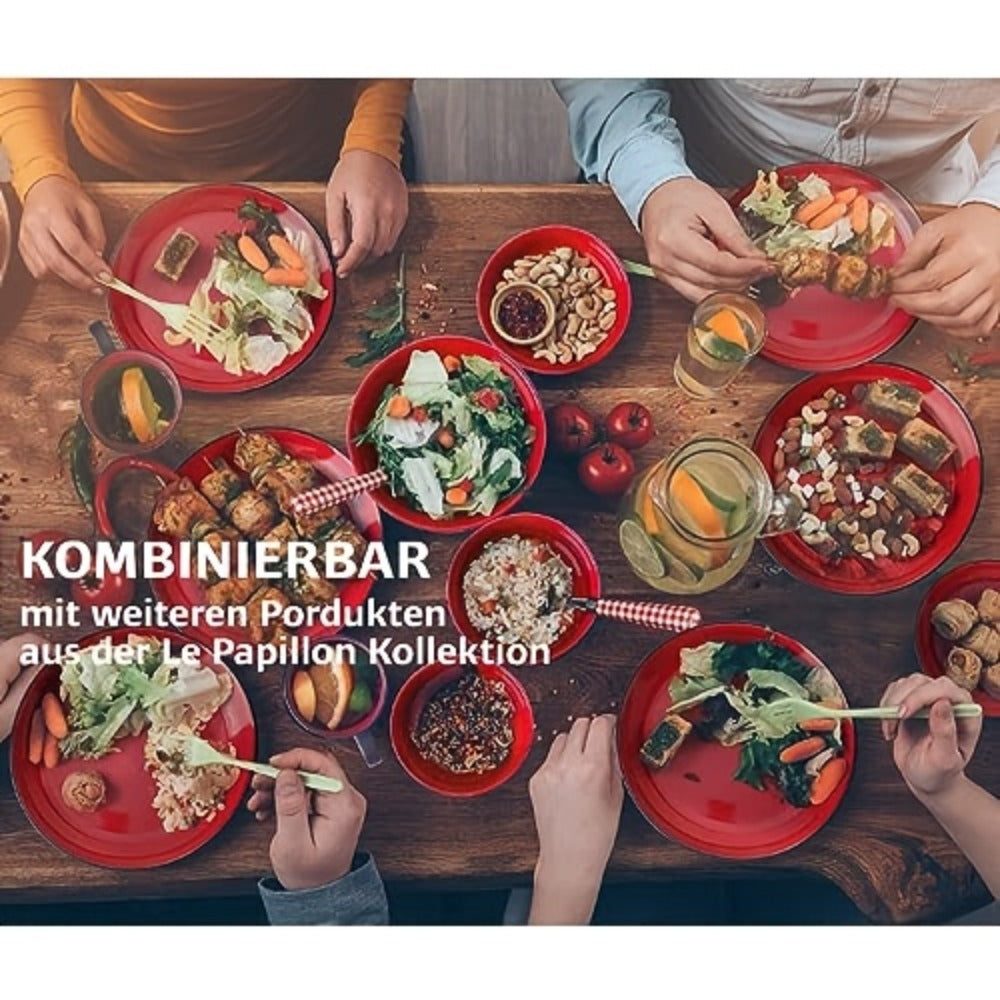 Ceramic Dinnerware Set for 4 – Porcelain Plates Bowls Cups Matte Finish Dishwasher Microwave Oven Safe Stoneware Tableware Scratch Resistant for Restaurant Kitchen Wedding Annivers - product image 18