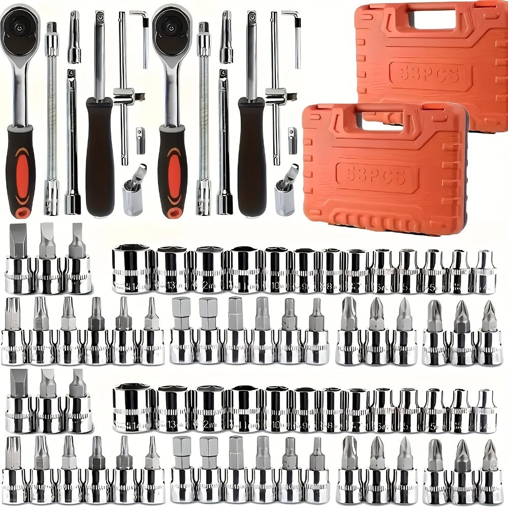 Premium Stainless Steel Repair Tool Kit 55/82/94/121PCS – Complete Automotive & Home Repair Set | Multi-Function Hand Tools | No Charging Required | Easy to Use | Perfect Gift for  - product image 8