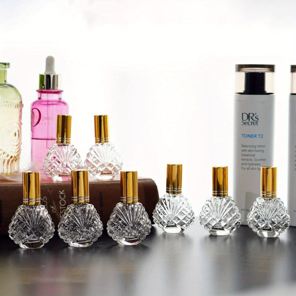 Glass Perfume Atomizer Bottles 15ml 20 Pack Gold Refillable Fine Mist Spray Travel Fragrance Bottles with 5 Funnels and 5 Pipettes for Perfume Cologne Essential Oil Decanting Sampl - product image 3