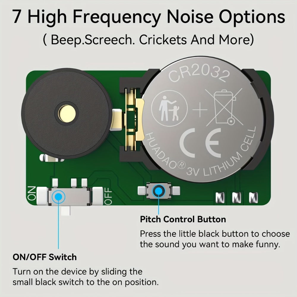 Cricket Prank Noise Maker 3 Pack Annoying Beeping Sound Device Lasts 3 Years Hidden Prank Gadget for Office Home Bedroom Prank Gift for Adults Friends - product image 4