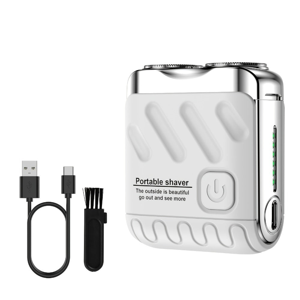 Electric Shaver for Men Magnetic Dual Blade Heads 2-Speed USB Rechargeable Mini Portable Razor Compact Travel Grooming Tool Multiple Colors Waterproof Version Available Orange Blac - product image 7