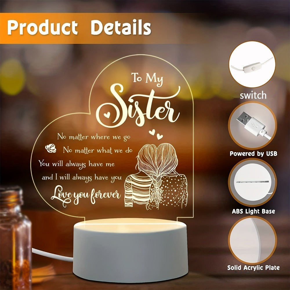 Space Floral Acrylic Night Light – Enchanting Galaxy Flower LED Desk Lamp, Aesthetic Bedroom Decor, Cute Room Accent Light, Unique Gift for Sister, Girls, Teens, Birthday & Any Occ - product image 4