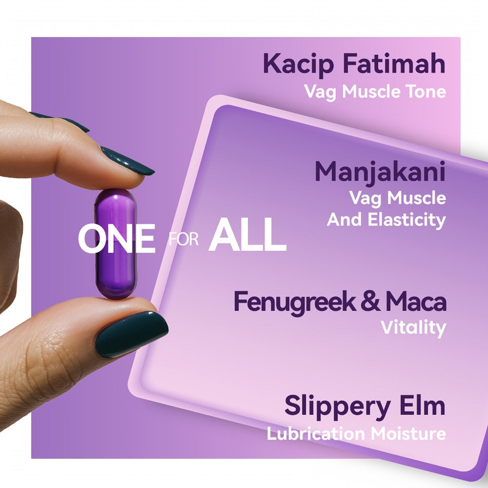 Kacip Fatimah Women's Herbal Capsules with Fenugreek, Maca Root, Manjakani & Slippery Elm Bark - Natural pH Balance, Moisture, Elasticity & Feminine Vitality Support - 60 Capsules  - product image 10