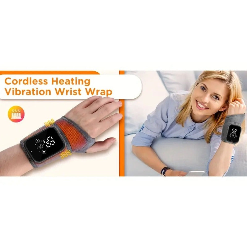 Heated Hand Massager Gloves – Rechargeable Vibrating Wrist & Hand Protector with 3-Speed Heat Control, Warm Massage Gloves for Arthritis, Joint Pain & Winter Hand Care (Unisex) - product image 9