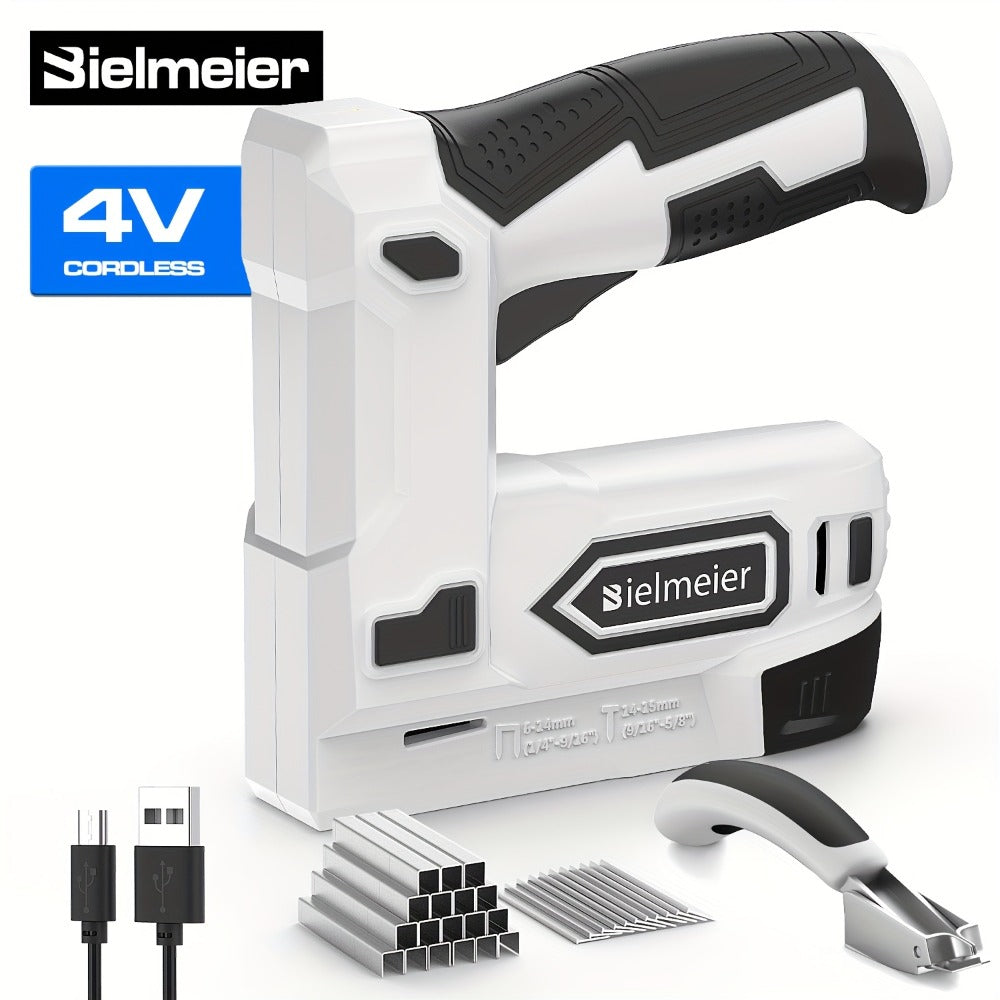 Cordless Stapler Nailer 2-in-1, 20V/4V Brad Nailer Without Compressor, Lightweight with Safety Striker Guard, Battery & Charger Included, 1600/2000 Nails & Staples, for Carpentry,  - product image 4