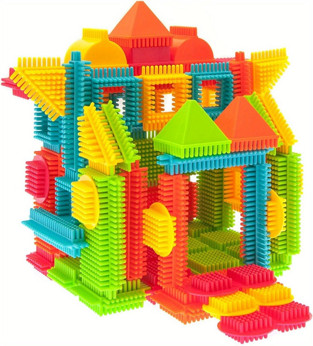 Soft Interlocking Brush Building Set, Sensory STEM Learning Toy for Kids Ages 2 3 4 5, Creative Open-Ended Educational Gift for Boys & Girls, Birthday - product image 10