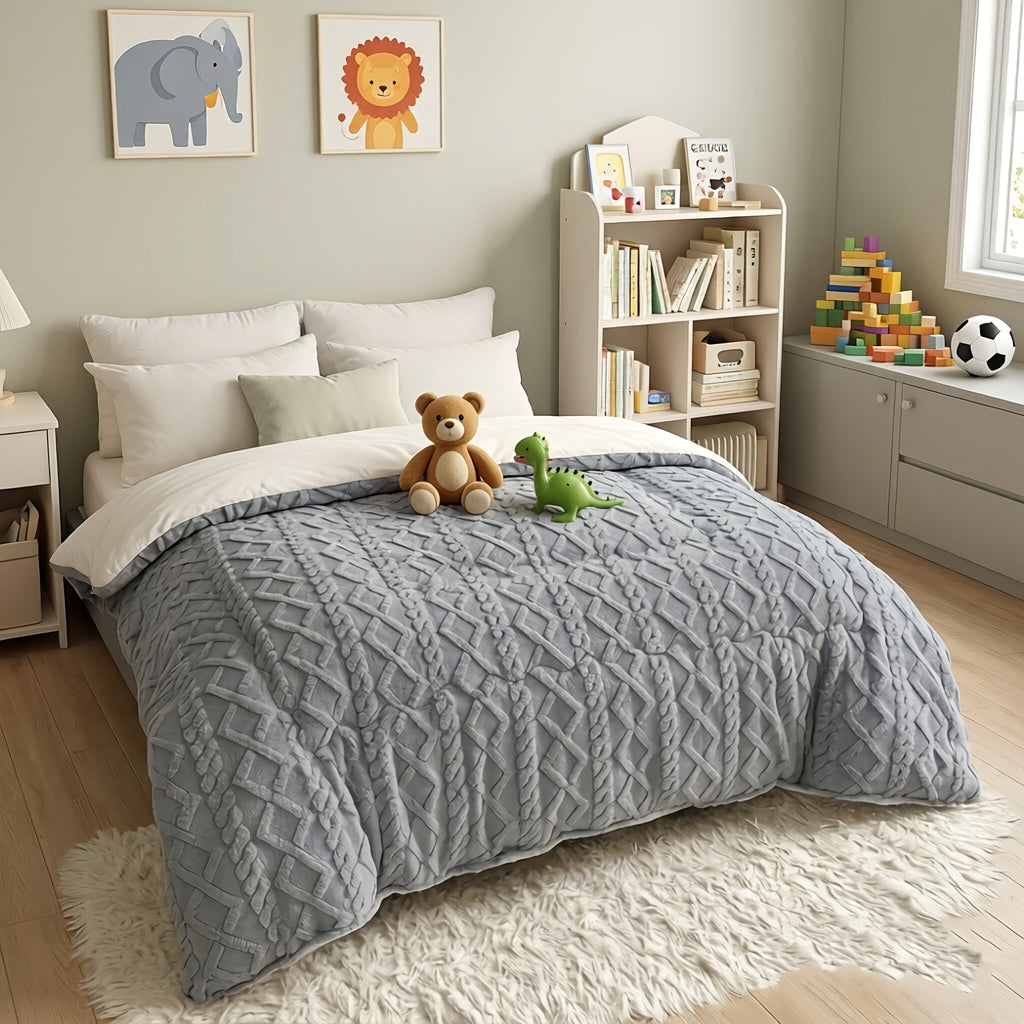 [Luxurious Taffeta Comforter] Soft, Thick, and Warm Taffeta Comforter - Luxurious For All Seasons - Machine Washable, Perfect For Kids Bedroom, Guest Room - product image 8
