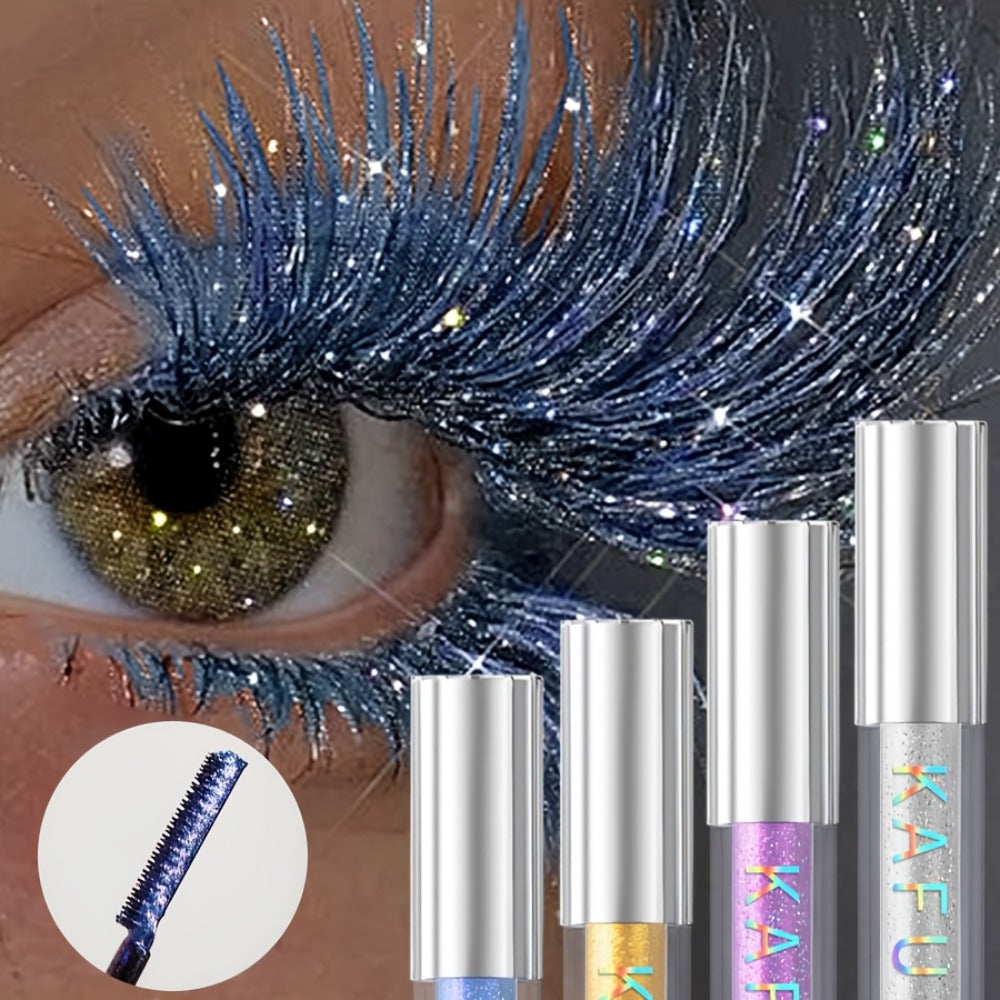 Colored Mascara Set 4pcs for Women — Vibrant Silver Blue Yellow Purple Curling Long-Lasting Formula, Highly Pigmented Bold Eye Makeup for Daily Wear Clubbing Festival Party Looks - product image 7