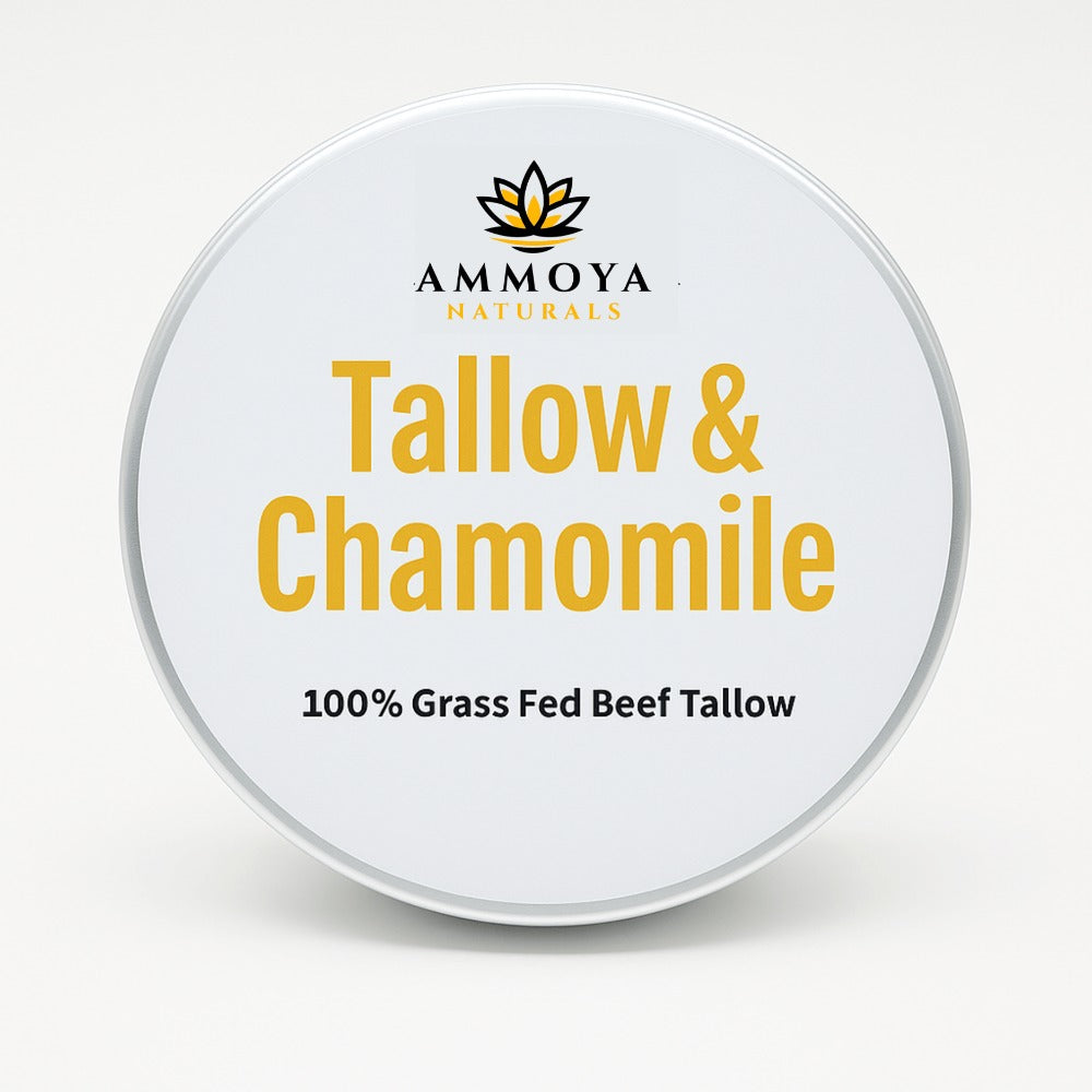 Tallow Balm Grass-Fed Natural Moisturizer for Dry Skin — Deep Hydrating Handcrafted Body Balm 3 Scents Chamomile Rose Honey Frankincense Myrrh, Nourishing Skin Balm for Women Men - product image 13