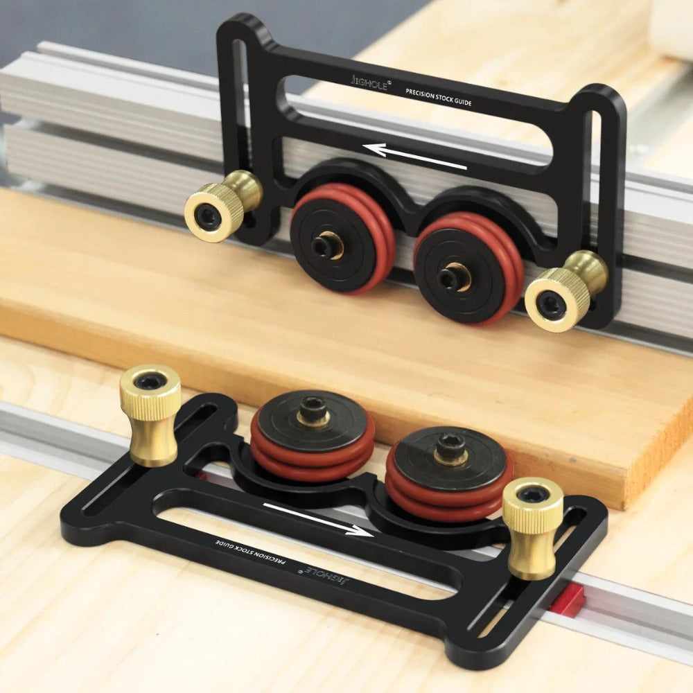 Feather Board Roller Guide for Table Saw – Aluminum Alloy One-Way Safety Stock Feeder with T-Track Mount, Anti-Kickback Woodworking Press Guide Tool - product image 16