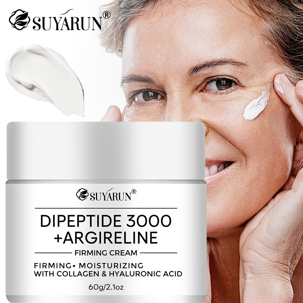 Niacinamide Retinol Peptide Face Cream with Dipeptide 3000 Collagen Centella Asiatica – Firming Anti Wrinkle Oil Control Brightening Moisturizer for Dry Skin 60g - product image