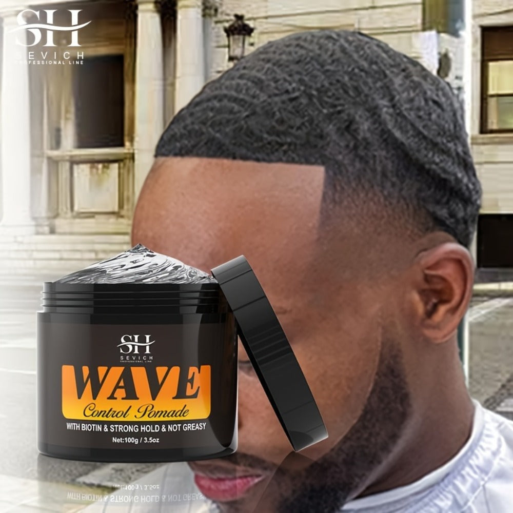 Wave Pomade Set for Men Strong Hold 360 Waves — Glycerin Formula Silky Shine, 4-Piece or 5-Piece Bundle with Silky Durag & Wave Brush, Deep Wave Pattern Hair Styling Kit, 100g - product image 17