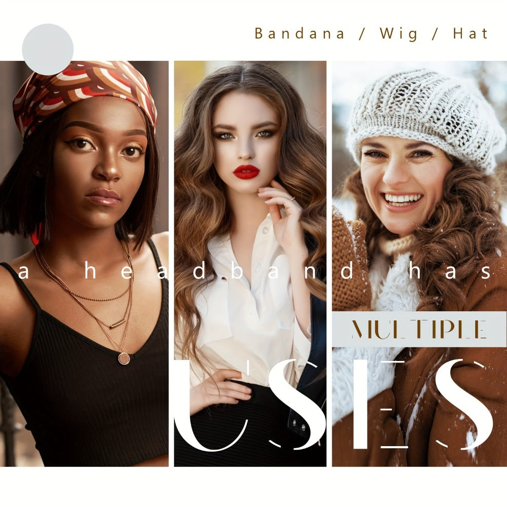 Velvet Wig Caps 3 Pack Women Adjustable Non-Slip Breathable Comfortable – Fits Lace Front Full Wigs Wig Stands Mannequin | Beige Black Brown Coffee | Daily Wear Wig Accessory Gift - product image 14