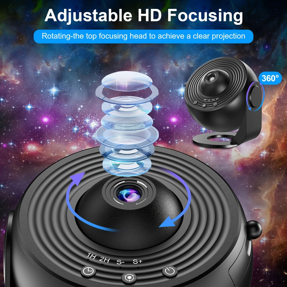 Star Projector Galaxy Aurora Night Light – 13-in-1 Planetarium Projector for Bedroom, Kids Room & Home Theater with Atmospheric LED Lighting - product image 2