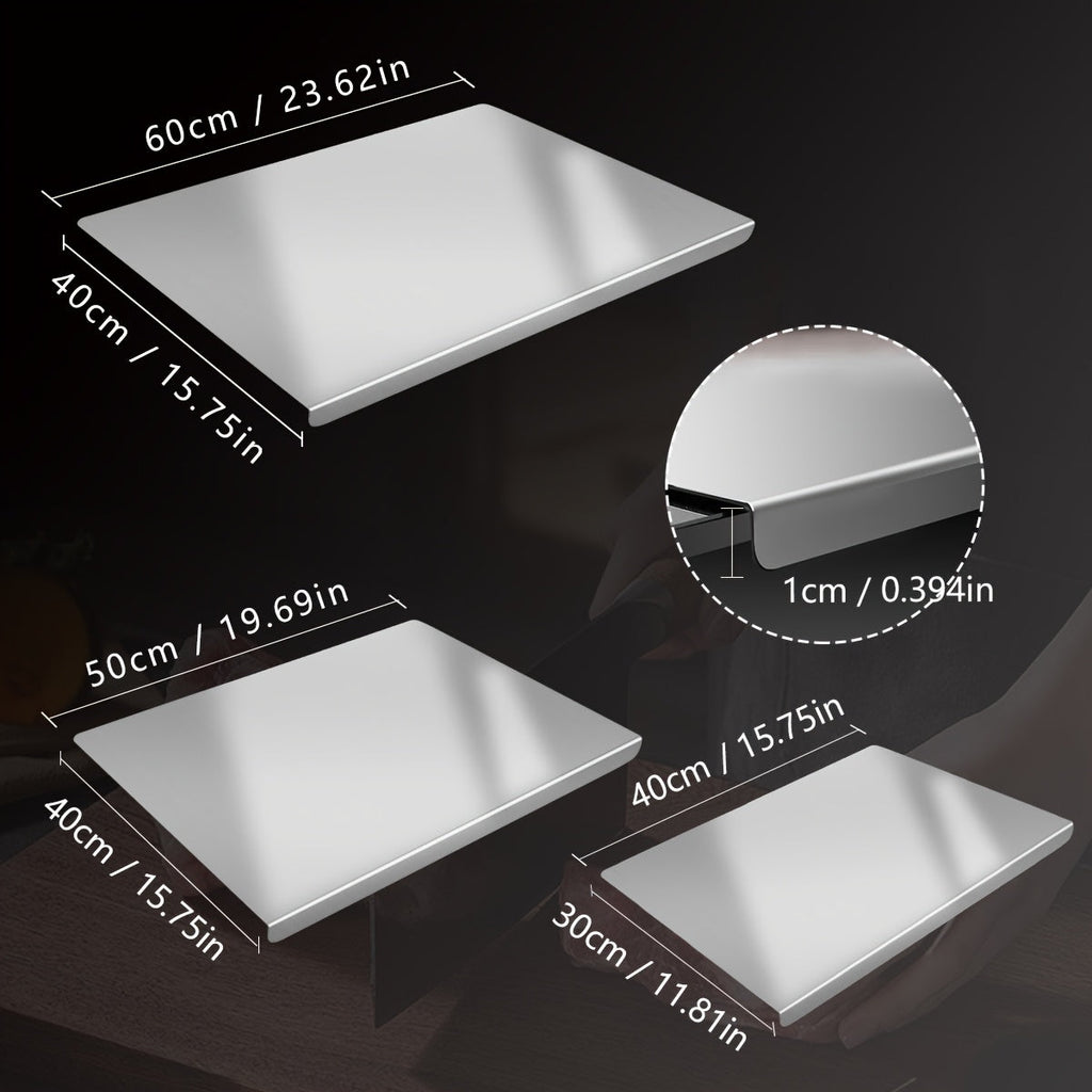 Stainless Steel Cutting Board Large Extra Thick 304 Food Grade Metal Chopping Board Non-Slip Butcher Block for Kitchen Meat Vegetables Fruits with Juice Groove - product image 12