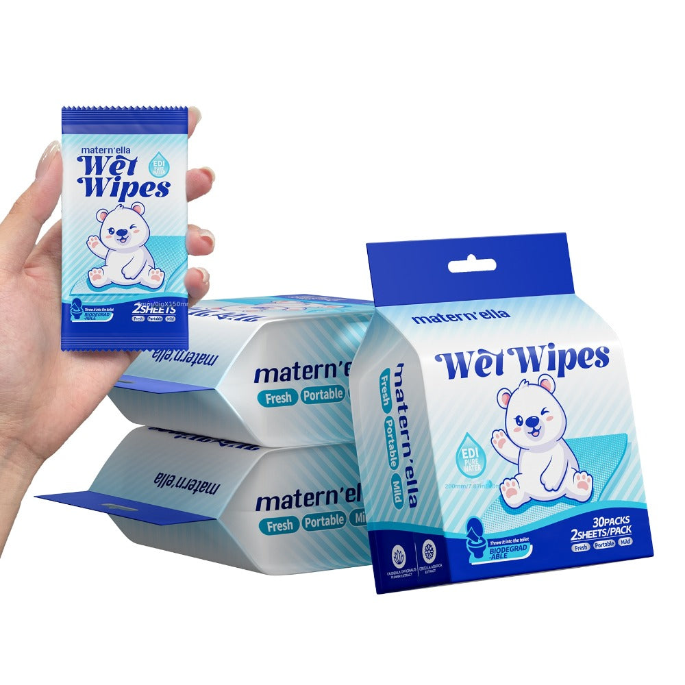 Flushable Wet Wipes with Probiotics – Plant-Based Fibers, Fragrance Free, Sewer Safe, Soft & Thick Disposable Butt Wipes for Adults, Incontinence & Personal Care (1/3/5/6/8/9/15 Pa - product image 7
