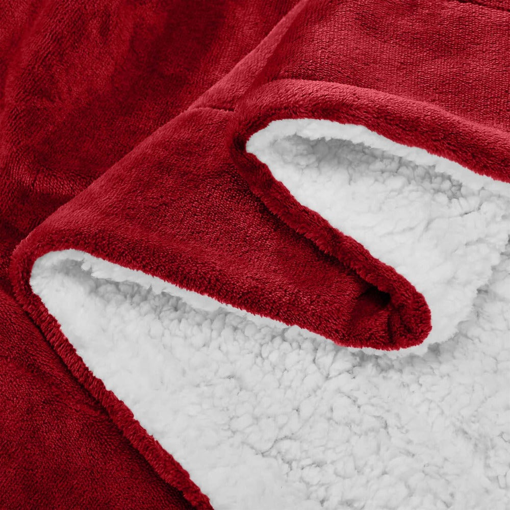 480GSM Sherpa Fleece Blanket – Double-Sided Heavy Warm Throw for Couch, Bed & Travel, Reversible All Season, 13 Colors, 3 Sizes - product image 11