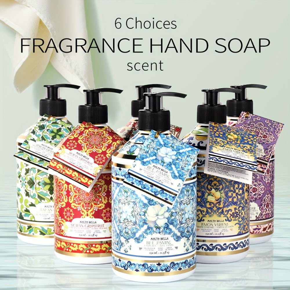 Moisturizing Liquid Hand Soap 2-Pack 21.3 fl oz Each — Foaming Pump Dispenser in 5 Scents, Gentle Gel Formula for All Skin Types, Bathroom Kitchen Office & Travel Hand Wash - product image 4