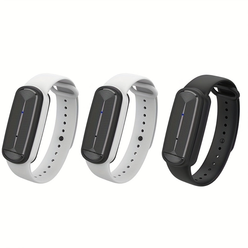 Ultrasonic Mosquito Repellent Bracelet 3-Pack – USB Rechargeable Intelligent Bug Repellent Wristband for Camping, Outdoor, Hiking & Travel, Waterproof Mosquito Control Bracelet for - product image 7