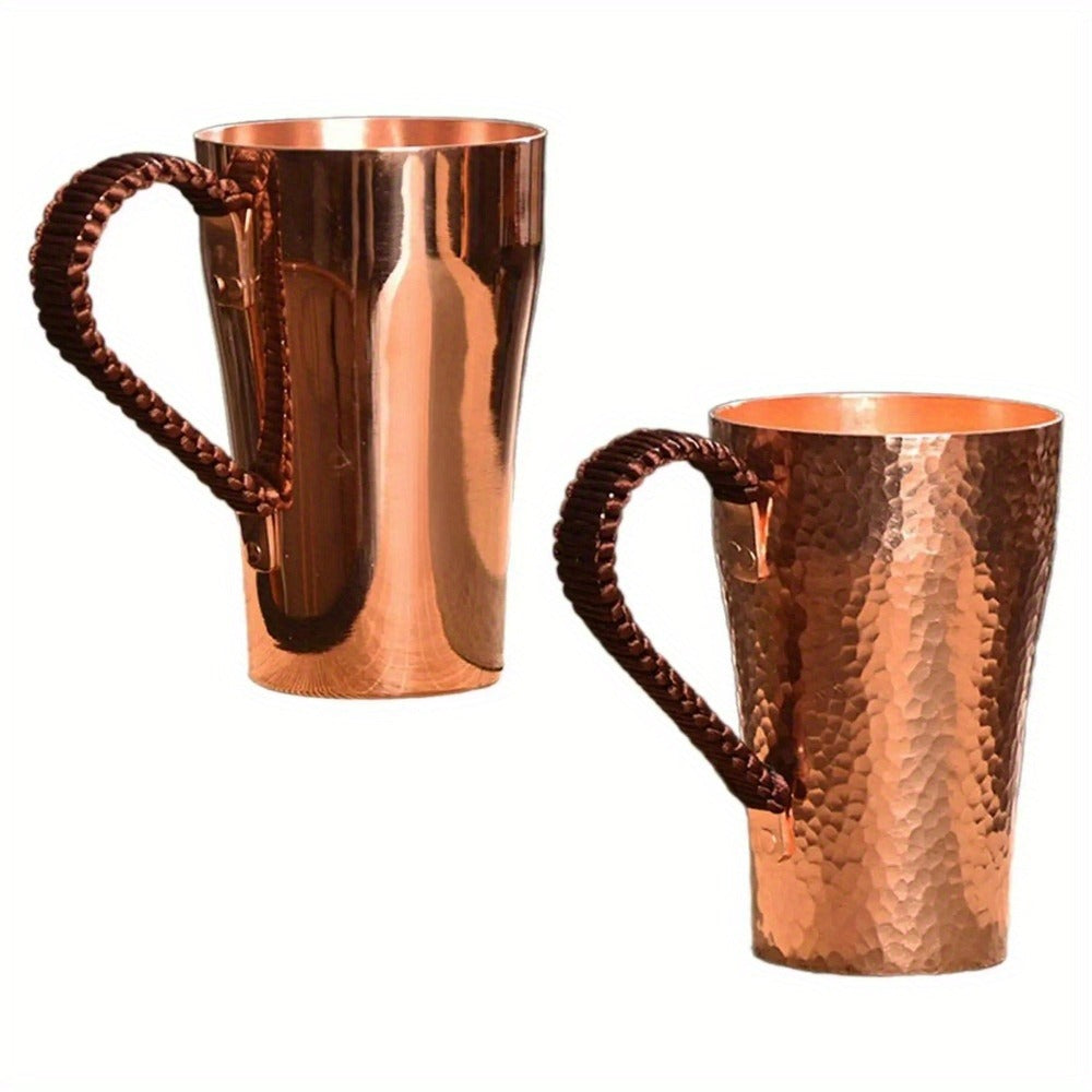 Hammered Copper Coffee Mug 13.53 Oz – Handmade Rustic Artisan Copper Cup for Coffee, Tea, Water & Milk – Hot & Cold Beverages – Unique Gift for Home, Wedding, Housewarming & Birthd - product image 9