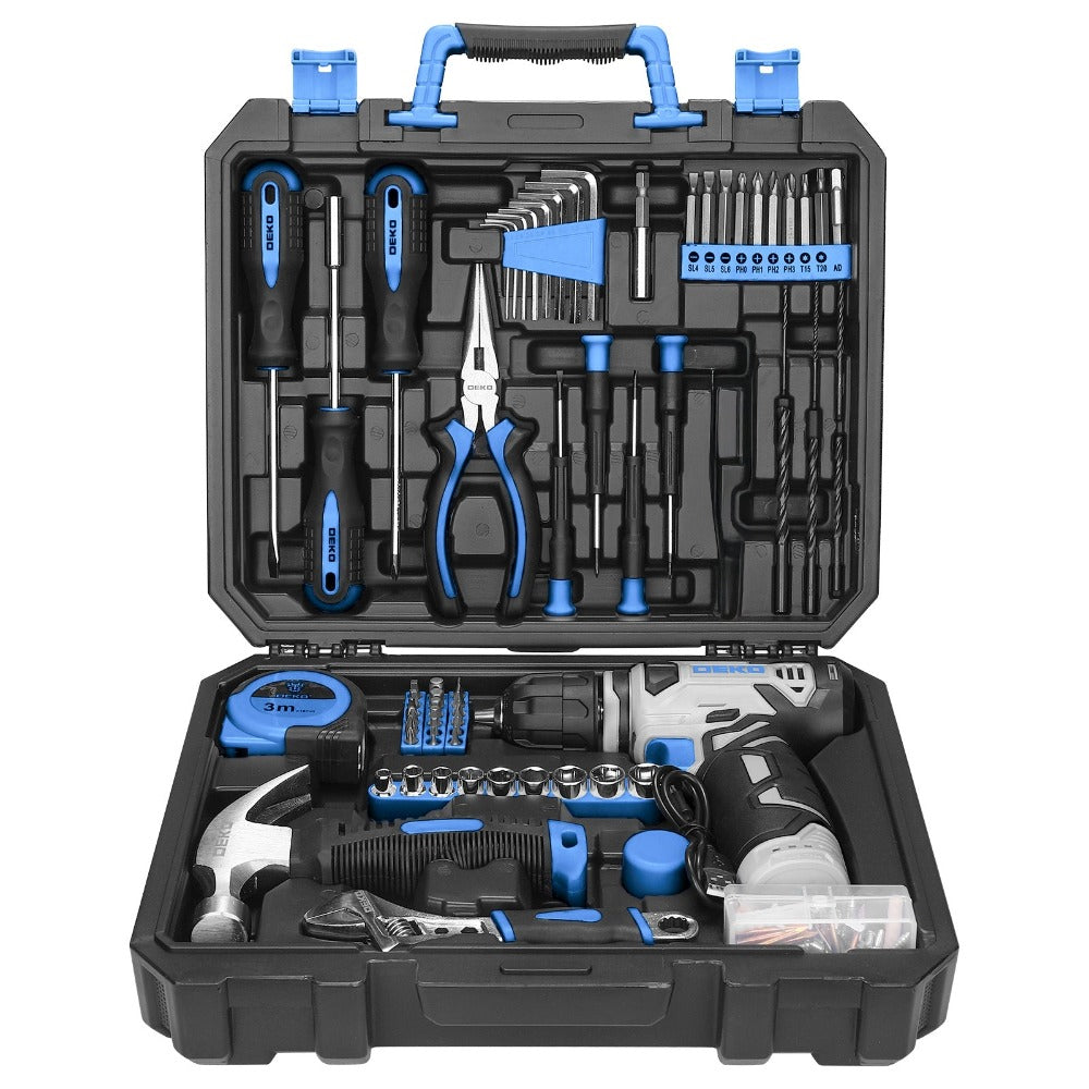 Cordless Drill Tool Kit 119/151PCS – 8V/12V Electric Power Drill Set with Screwdriver, Hammer, Wrench | All-in-One Home Repair & DIY Hand Tools for Women | Perfect Gift - product image 11