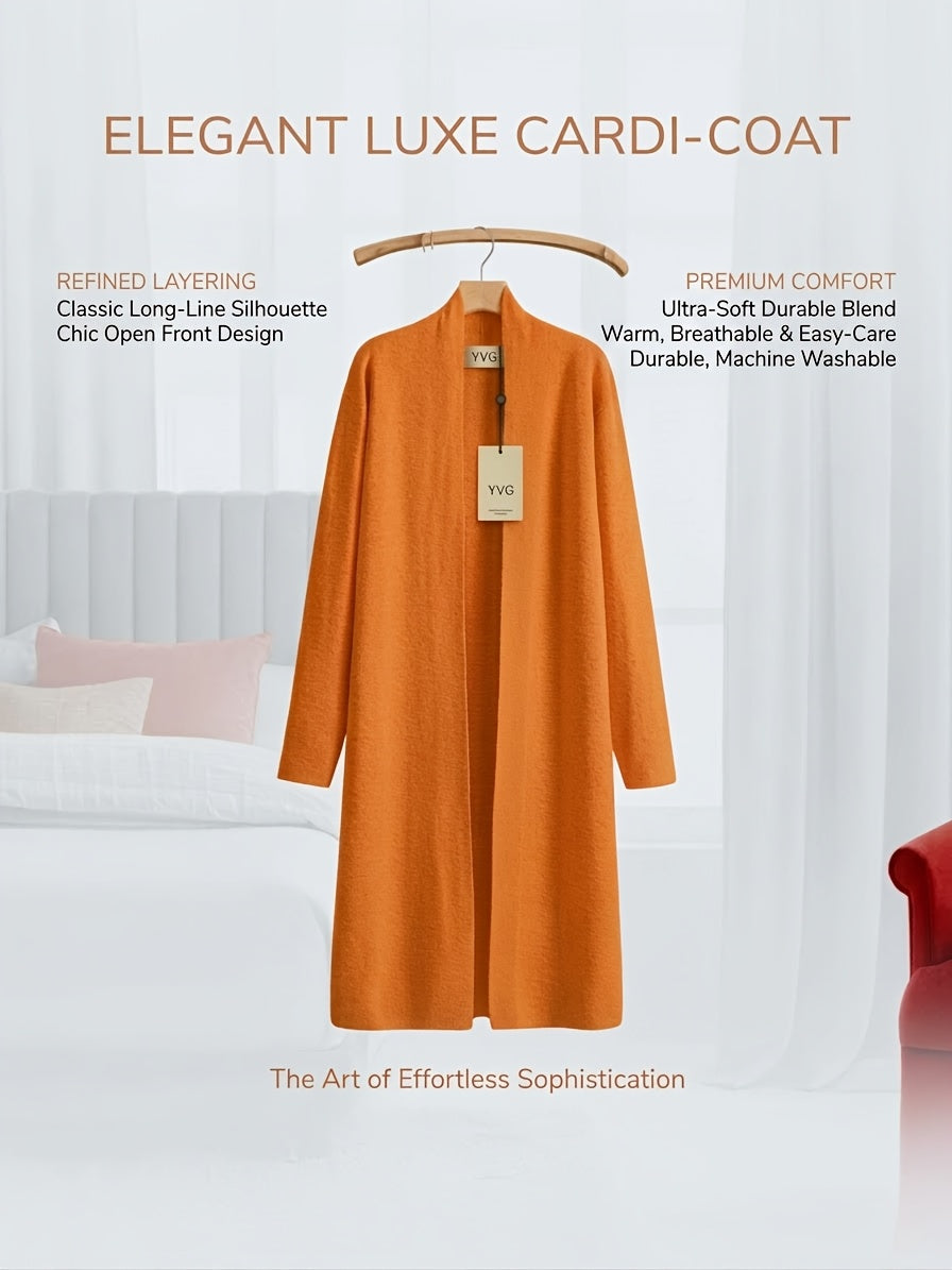 Genuine - Women's Autumn and Winter New Loose Set: Long Wide-Leg Pants + Shawl Cardigan + High-Collar Sweater Vest Fashion Three-Piece Set - product image 9