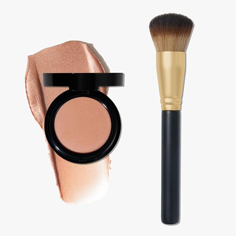 Cream Blush Beauty Balm Starter Kit with Brush – Hydrating Squalane Formula for Face & Lips Natural Pink Glossy Brightening Finish Medium Buildable Coverage Blush Set for Women - product image 10