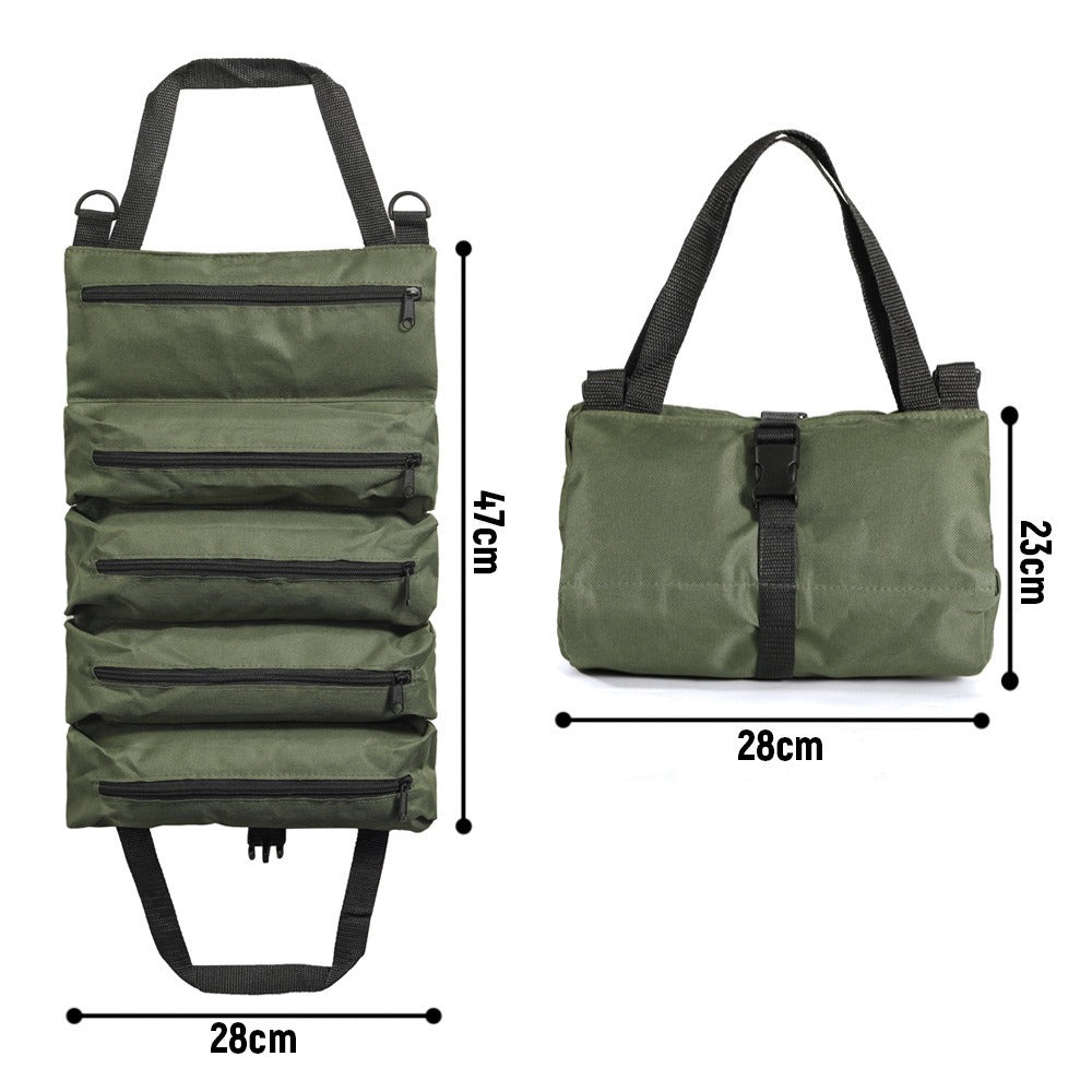 Collapsible Tool Bag Organizer for Hardware Storage | Foldable Tool Kit Bag for Carpentry Electricians Automotive Repairs Outdoor | Portable Buggy Bag Easy Transport - product image 16
